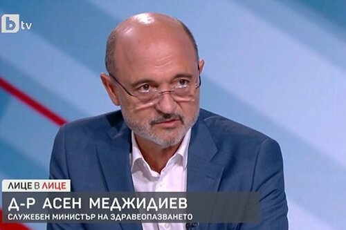 Д-р Асен Меджидиев, министър на здравеопазването, в интервю за БТВ, „Лице в лице“