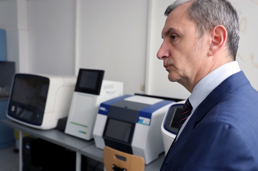 Министър Околийски, заместник-министър Грибнев и екипа на 