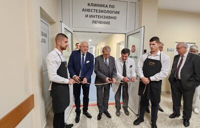 Министърът Хинков откри обновените Операционен блок и Реанимация в Специализираната ортопедична болница в кв. Горна Баня